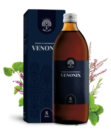 VENONIX® wsparcie układu krążenia, zmniejszenie obrzęków, redukcja uczucia ciężkich nóg