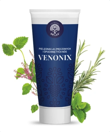 VENONIX żel 200 ml – pielęgnacja opuchniętych nóg, ze skłonnością do pajączków i żylaków